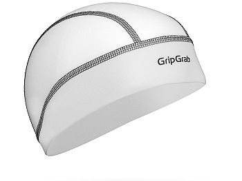 GripGrab UPF 50+ Summer Skull Cap, White
